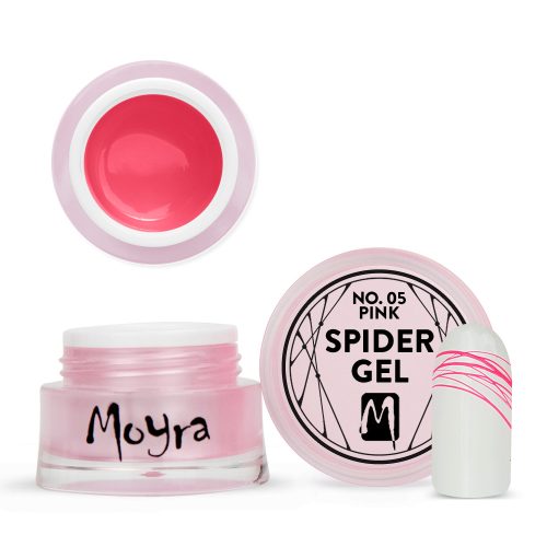 Moyra Spider zselé No. 05 Pink