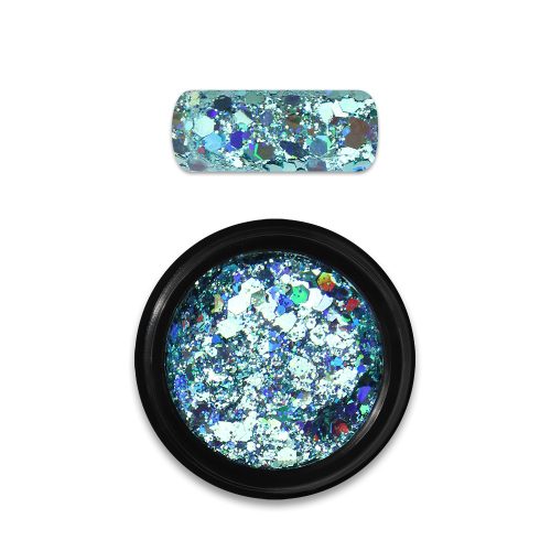 Moyra holo glitter mix No. 04 Turquoise