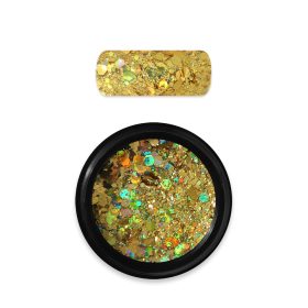 Moyra holo glitter mix No. 07 Dark gold