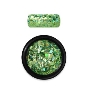 Moyra holo glitter mix No. 08 Green