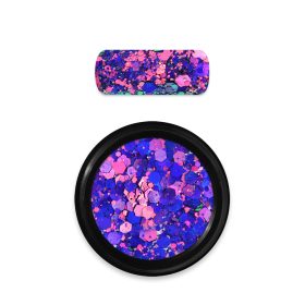 Moyra holo glitter mix No. 15 Chameleon purple