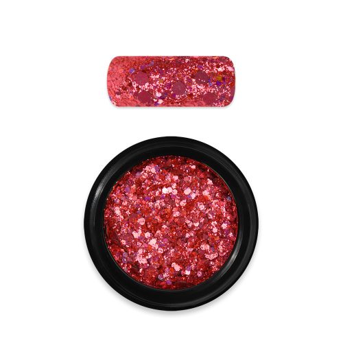 Moyra holo glitter mix No. 17 Chameleon coral