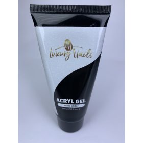Luxury Nails - Acryl Gel  - white glitter tubusos 60ml