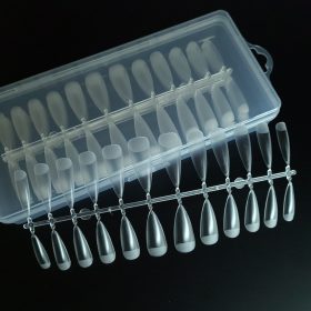   #4 Full Coverage Gel Tip (240db/doboz, 12 méret) - Mandula XL