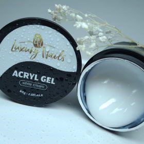 Luxury Nails - Acryl Gel - White Cream tégelyes 60g