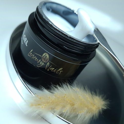 Luxury Nails - Acryl Gel - White Cream tégelyes 60g