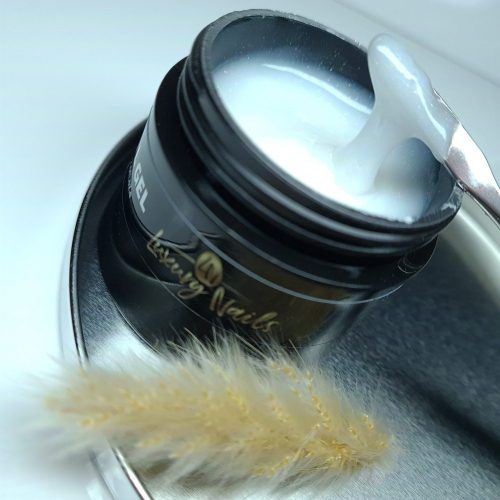 Luxury Nails - Acryl Gel - White Glitter tégelyes 60g