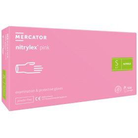 Nitrile kesztyű S méret (100db/doboz) - Pink