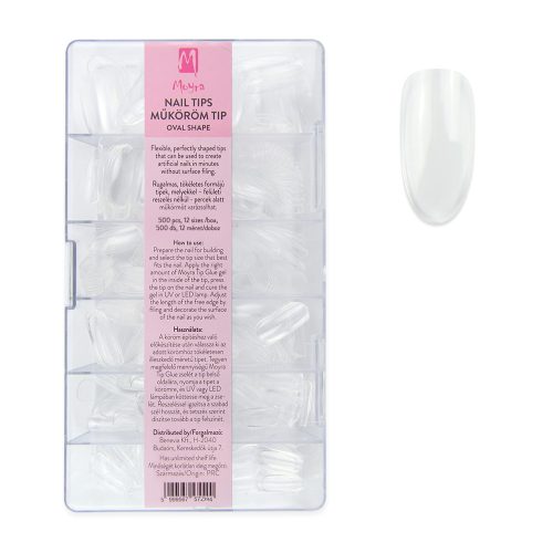 Moyra Nail tips (full cover) Oval shape