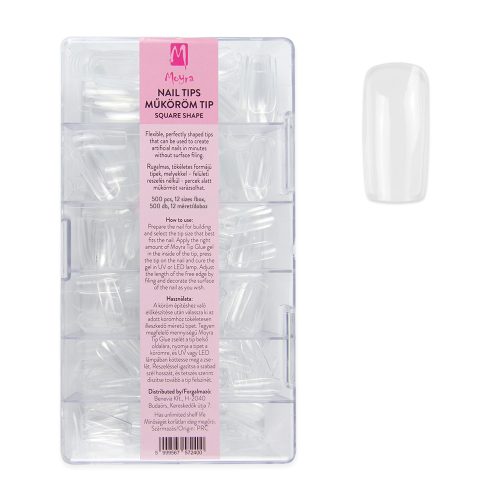 Moyra Nail tips (full cover) Square shape