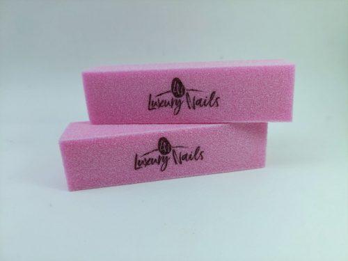 Luxury Nails - Buffer (szögletes) - Rózsaszín