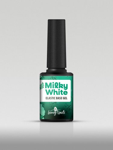 Luxury Nails - Elastic base gel -milky white - 15ml tégely