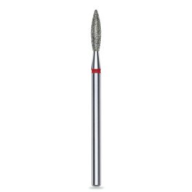   Staleks FLAME Gyémánt lándzsa csiszolófej, finom (PIROS) 2.3 mm/10 mm