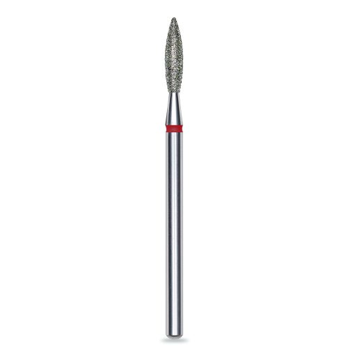 Staleks FLAME Gyémánt lándzsa csiszolófej, finom (PIROS) 2.3 mm/10 mm