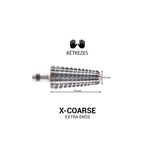 Pearl Nails - VOLCANO karbid csiszolófej - KÉTKEZES - XCoarse