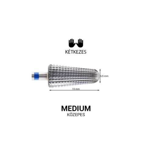 Pearl Nails - VOLCANO karbid csiszolófej - KÉTKEZES - Medium