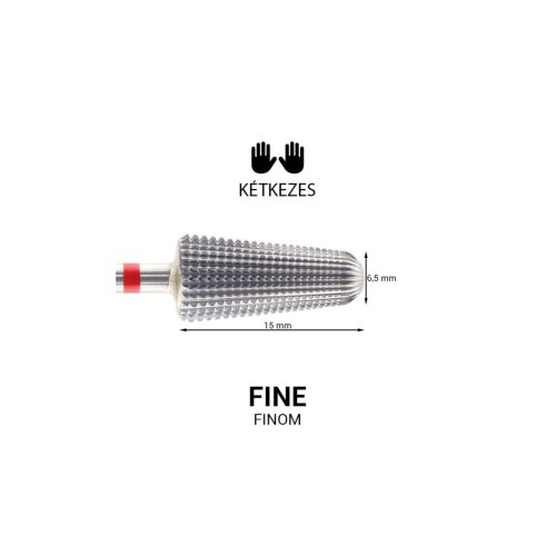 Pearl Nails - VOLCANO karbid csiszolófej - KÉTKEZES - Fine