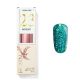 Nailgel - Advent  23 - gél lakk 8 ml -Csillámos türkizzöld -