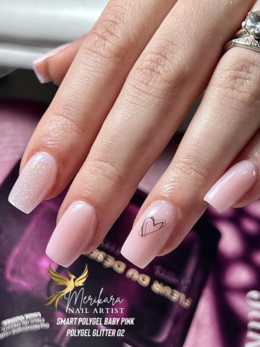 Nailgel - Smart polygel - Baby pink - 30 g