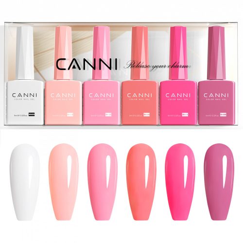 CANNI Hema Free Gél Lakk szett 6x9ml Blush Bliss Bouquet 2311