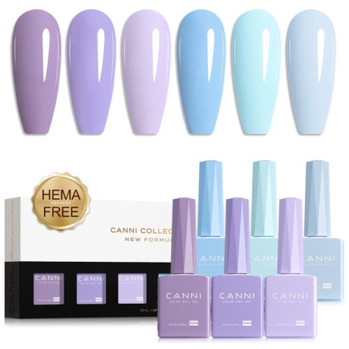 CANNI Hema Free Gél Lakk szett 6x9ml 2340