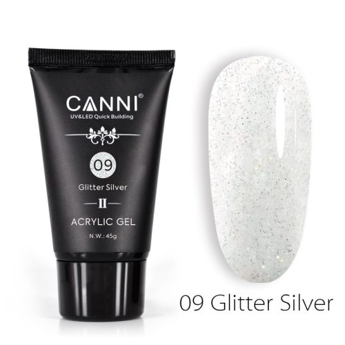 CANNI PolyGel 45g -09 Glitter Silver