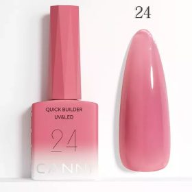 CANNI HEMA FREE Quick Builder Gel - 9 ml - X24 Pinky Cover