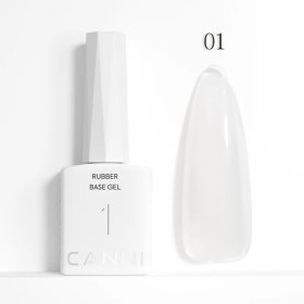 CANNI HEMA FREE Rubber Base Gel - 9 ml - X01 Milky White