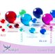 Nailgel - GLASSY TOP 6 Db-os fényzselé kollekció, ajándék margarétával