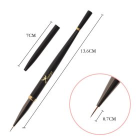 Nailgel 0-ás díszítő ecset, 7 mm szálhosszú