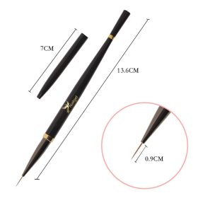 Nailgel 0-ás díszítő ecset, 9 mm szálhosszú