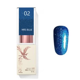 Nailgel - Mrs Blue 02 - gél lakk 8 ml