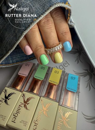 Nailgel - Macaroon 01 gél lakk 8 Ml