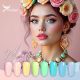Nailgel - Macaroon gél lakk kollekció 8 db géllakkal és ajándék margarétával