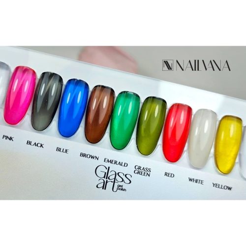 Nailvana - Glass Art - Black gél lakk 8ml