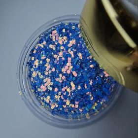 Nailvana - Disco Glitter - Azur