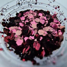 Nailvana - Mix Glitter Burgundy