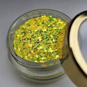 Nailvana - Disco Glitter - Neon Yellow