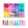 Pearl Nails - hybrid Reverse Dual Tip Box - Rainbow Multishape