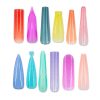 Pearl Nails - hybrid Reverse Dual Tip Box - Rainbow Multishape