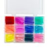 Pearl Nails - hybrid Reverse Dual Tip Box - Rainbow Multishape