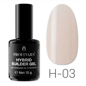 Profi Nails - Hybrid Builder Gel - H-03 Clear 15g
