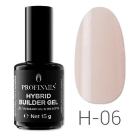 Profi Nails - Hybrid Builder Gel - H-06 Clear 15g