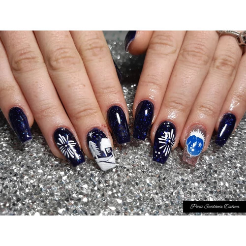 Pearl Nails Gél lakk - Classic 809 Kék Effekt 7ml