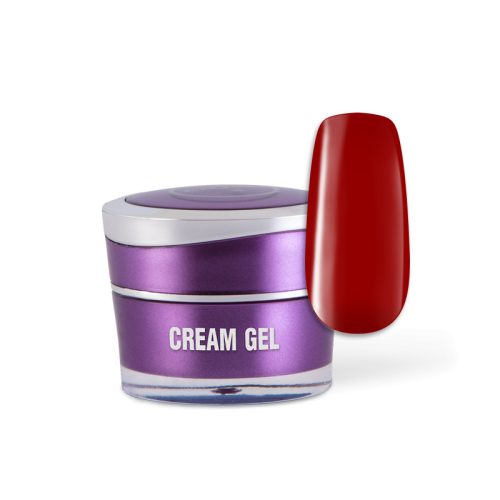 CreamGel - Műköröm díszítő színes zselé - Piros - 5g
