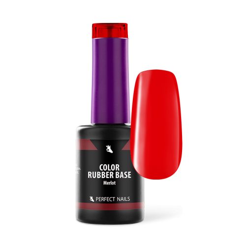 Color Rubber Base Gel - Színezett Alapzselé 8ml - Merlot