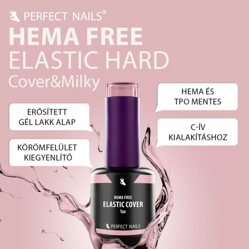 Elastic Cover Base Gel - Hema Free - Blush 15ml