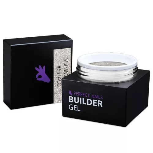Shimmer Gel - Csillámos Építőzselé - #6 Halo - 15g 