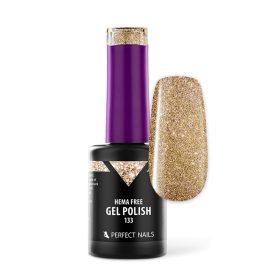 Perfect Nails - HEMA FREE Gél Lakk - 133 Glam Gold - 8ml
