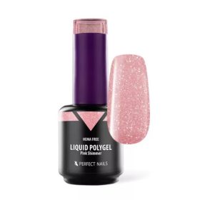 Perfect Nails - Liquid Polygel - Pink Shimmer - 15ml 